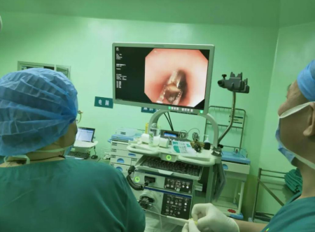 9岁男童误食硬币，市人民医院多科协作成功取出